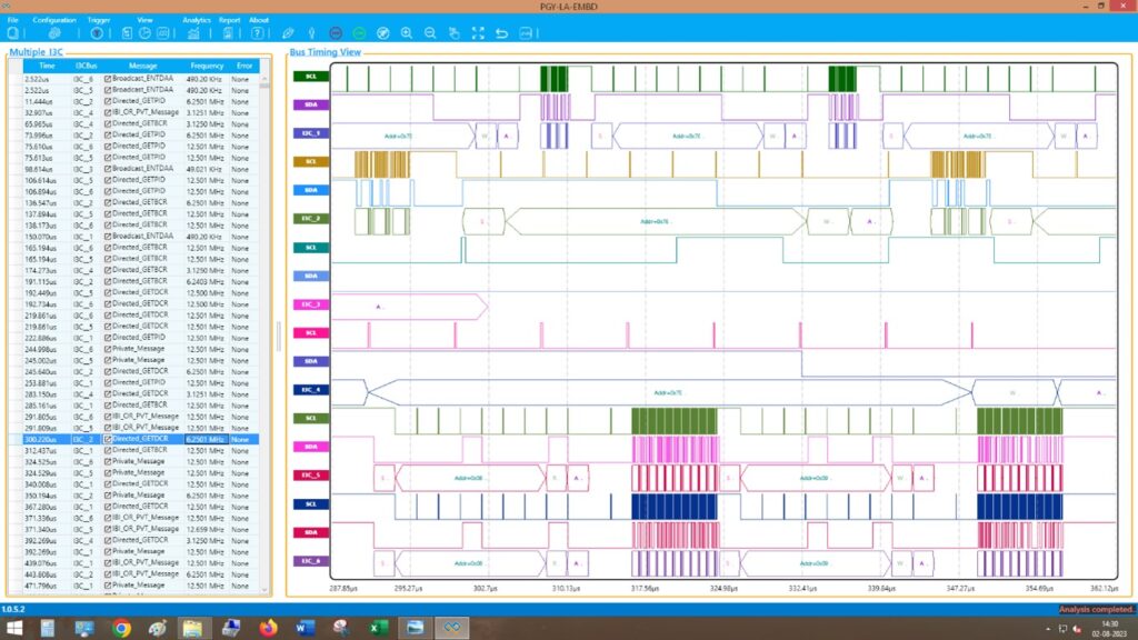 Multi I3C bus decoding for Serial Presence Detect (SPD) in DDR5