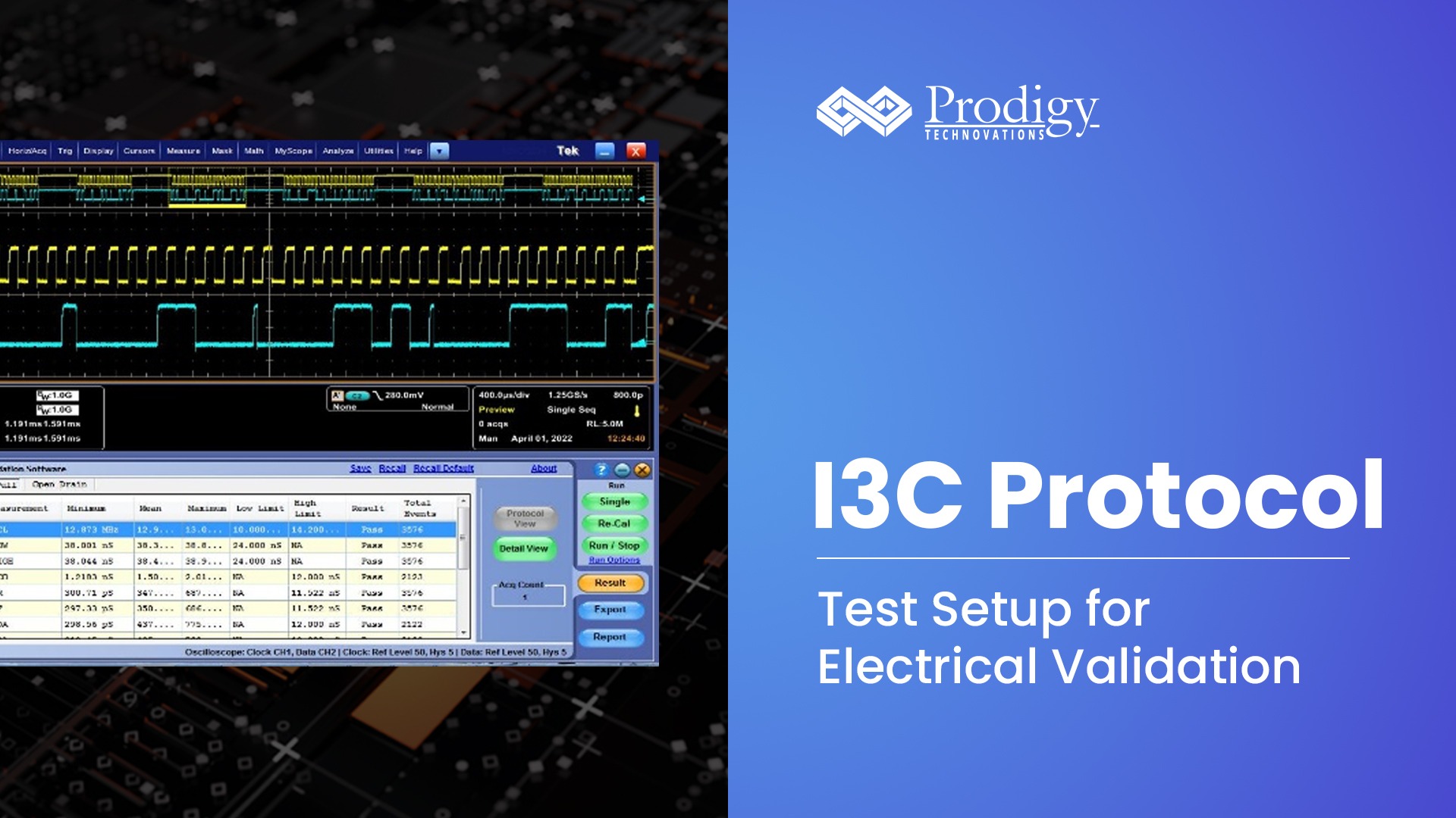 I3C test setup