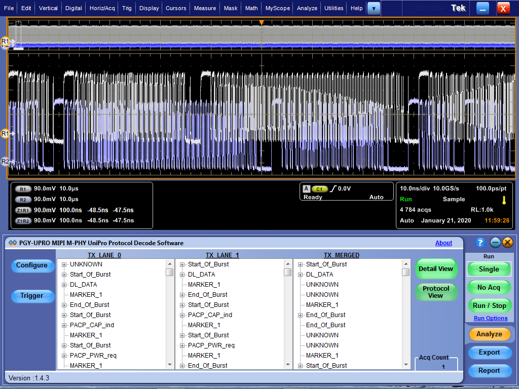 UFS Protocol Decode Software