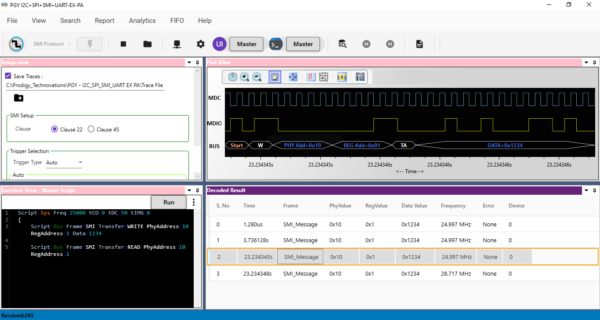 MDIO Protocol Software