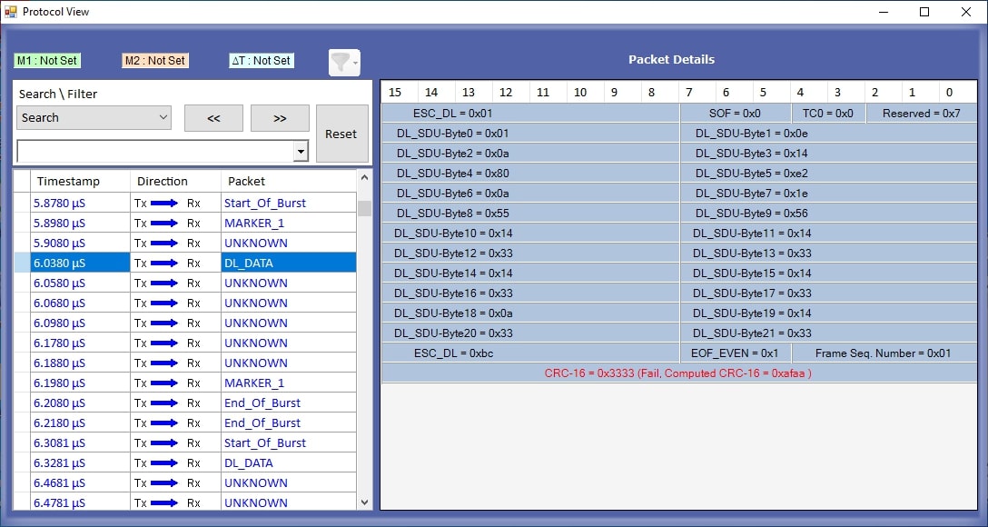 protocol View- UniPro