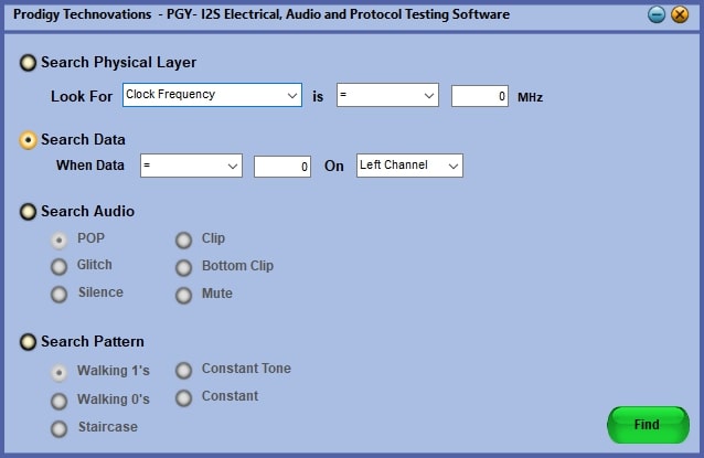 I2S Electrical Validation, Audio and Protocol Decode Software