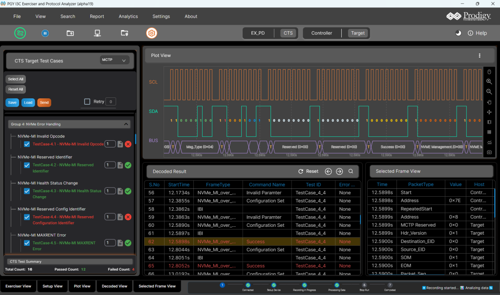 NVMe-MI Over I3C